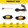 4pcs LED Amber Grill Lights For Toyota Tacoma TRD Sport Off-Road 2024 2025