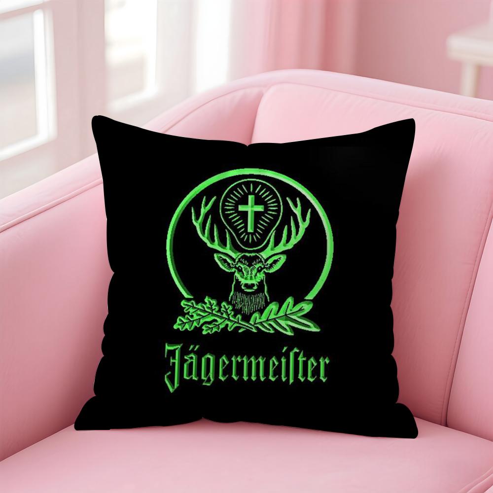 Beliebte Marken J-JagermeisterS Kissenbezug Bequemer Wende-Kissenbezug Ideal für Auto Sofa Schlafzimmer & Mehr