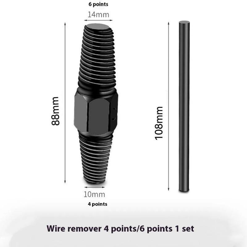 Household faucet wire extractor universal anti tap tool for water pipe breakage, screw and slide wire extractor