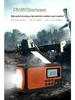 Multifunctional Solar Hand-Cranked Emergency Radio with Flashlight and Power Bank