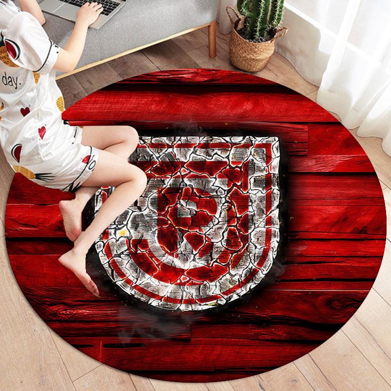 SSV Jahn Regensburg Round Area Rug,Carpet Rug for Living Room Bedroom Sofa Playroom Decor,Non-slip Floor Mat