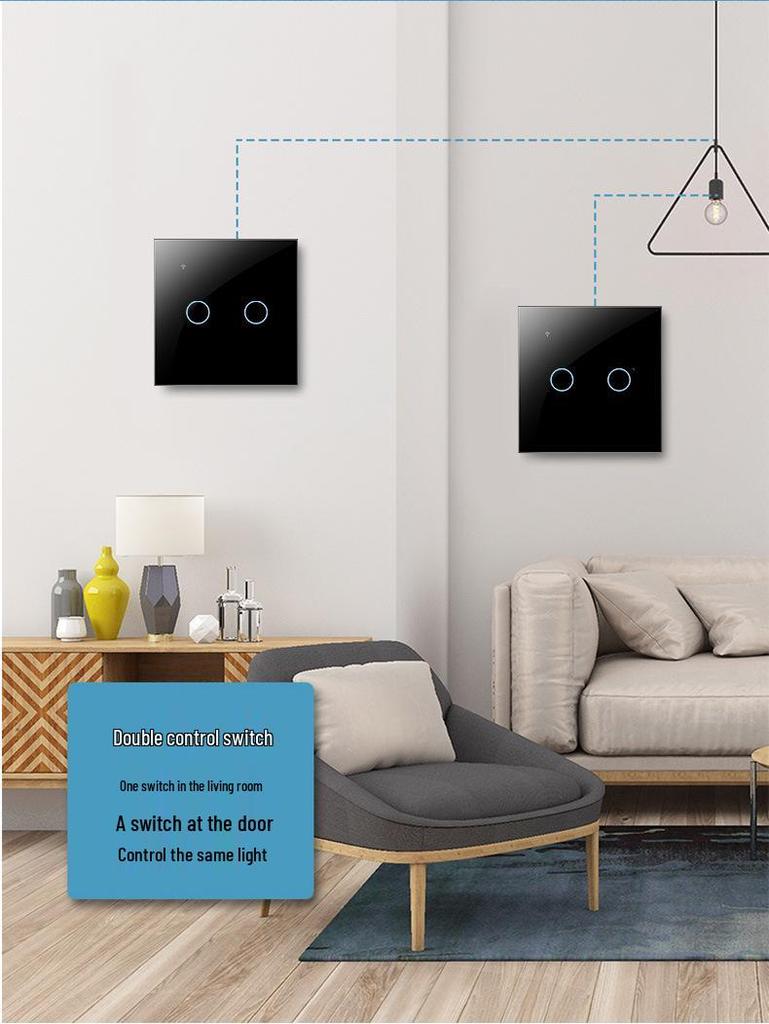 Zhengshang C3 Graffiti Smart WiFi Switch Voice Panel, Tuya EU Standard, Alexa & Google Assistant Compatible