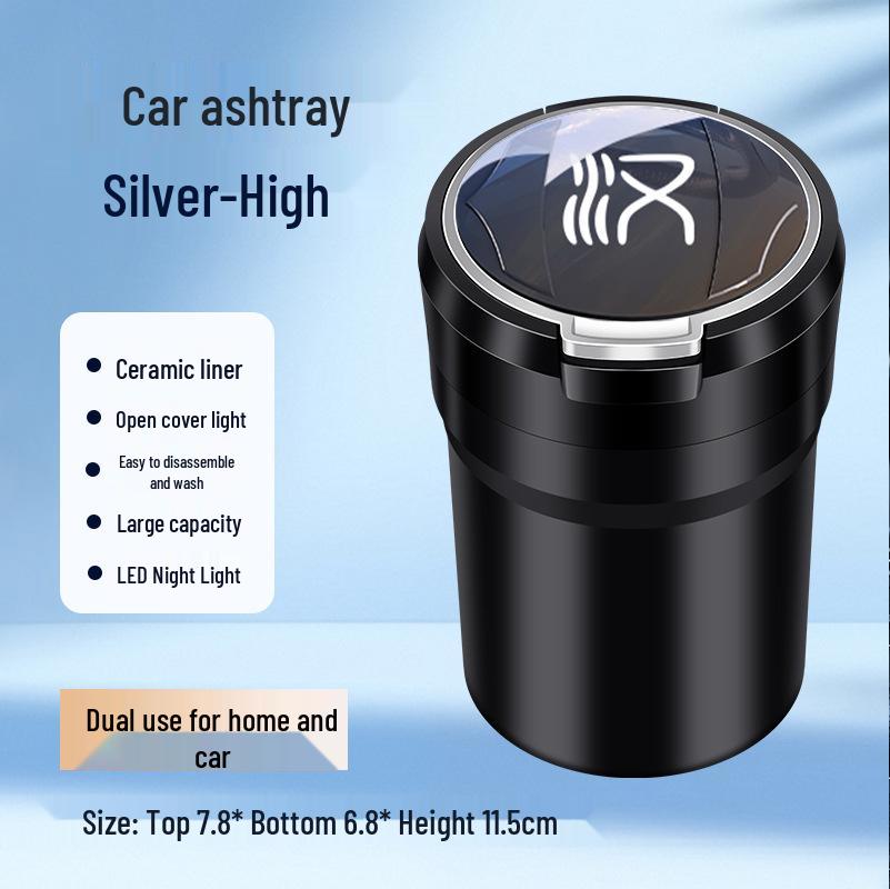 BYD Han Ceramic-Lined Car Ashtray for Interior Modification