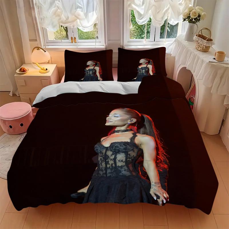 3Pcs Elegant Performer Stage Bedding Sets For All Sizes New 3D Printed Bed Cover Comforter Duvet Cover Pillowcase Bedroom Decoration