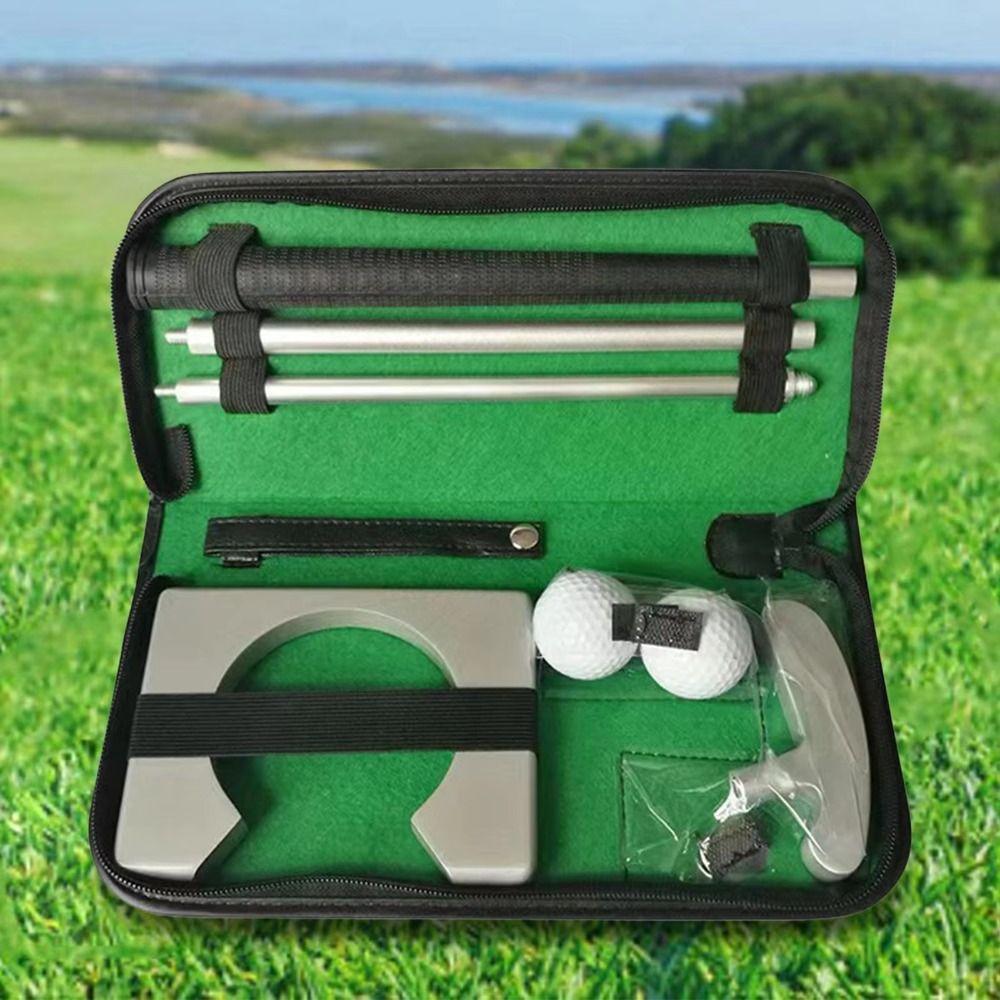 Detachable Putter Golf Putter Set Aluminum Golf Push Rod Portable Golf Trainer  Indoor Practice