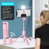 Cell Phone Selfie Stick Tripod Bluetooth Remote Wireless Selfi Stick Phone Holder Stand With Beauty Fill Light For Phone