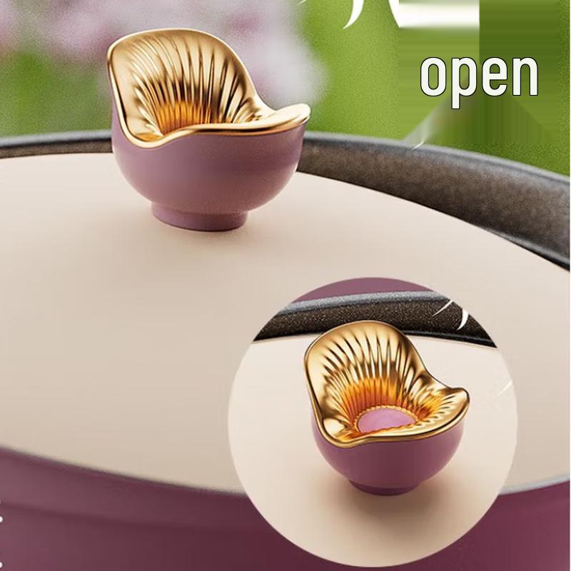 Aibofei 32CM Nieprzywierający Wok z Drobnego Żelaza