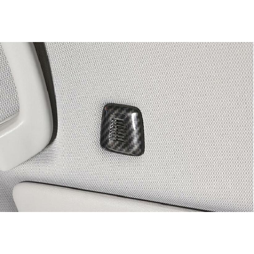 Fit For BMW X3 F25 X4 F26 2011-2017 ABS Carbon Fiber Roof Microphone Cover Decor