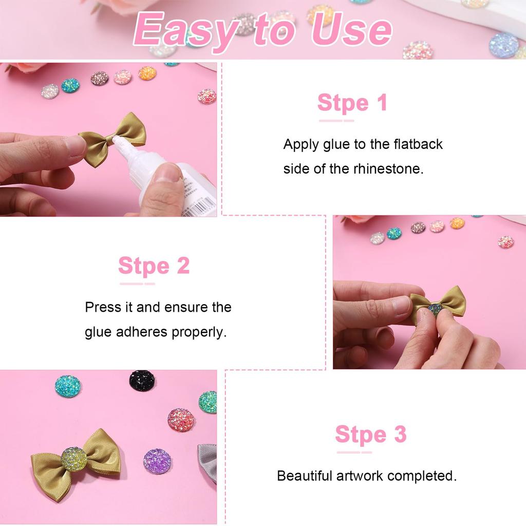 50pcs Per Pack of Natural Stone Patterned Resin Rhinestones, 10mm Flat Bottom Resin Gems, Round Resin Gems for Crafts