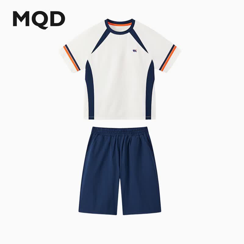 MQD Boys Quick-Dry Sports Set 120 грязно-белый