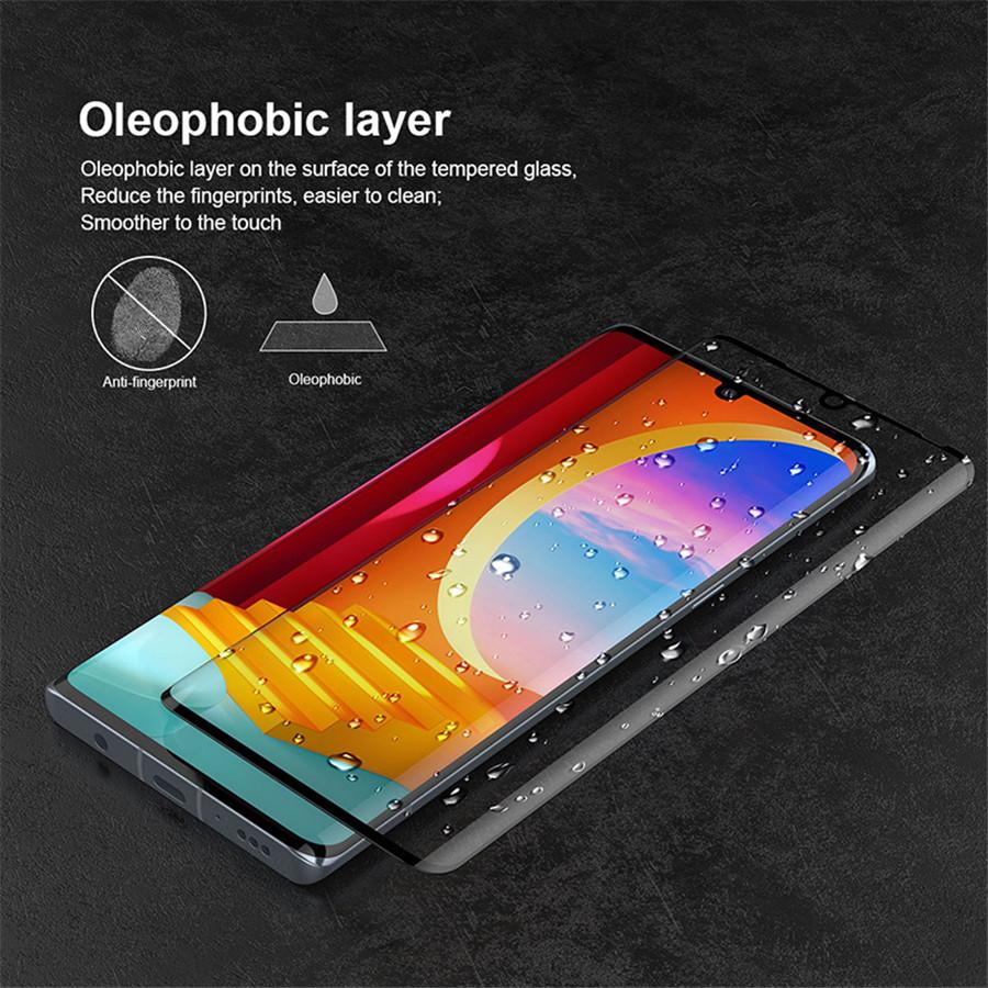 For LG Velvet 5G Caseswill 3D Curved Edge Tempered Glass Film Screen Protector