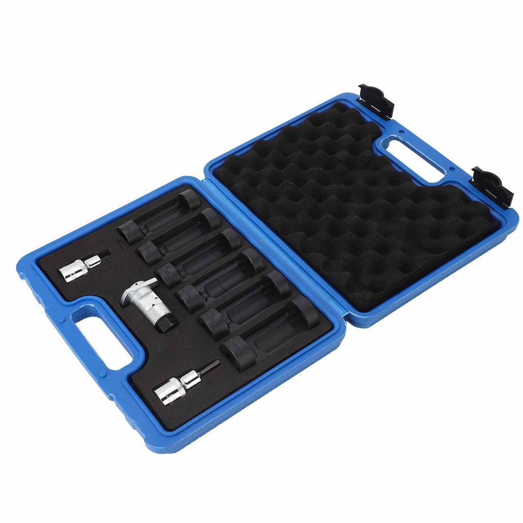 Strut Nut Socket Set with 12 Points Drive Easy Removal 16mm 18mm 19mm 21mm 22mm 24mm Universal Fit for Cars