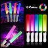 15 Couleurs Bâton Lumineux Kpop Bâton Lumineux Glow Stick Lumineux Bâton Lumineux de Concert Bâton Clignotant d'Avertissement Fête de Concert d'Idole Accessoires Lumineux