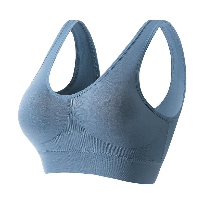 Seamless Wireless Sports Bra – Comfort Supportive Yoga Bra for Women