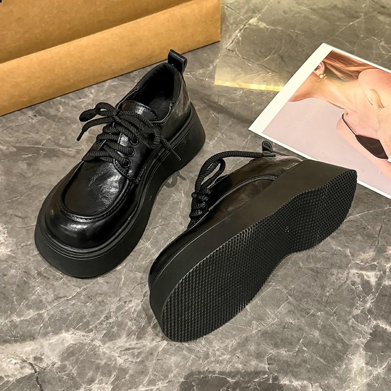 

Мода Женская Мода Балетки Весна Новые Круглый Носок Глубокий Вырез Ремешок Спереди Толстая Подошва Противоскользящие Износостойкие Одинарные Туфли 35