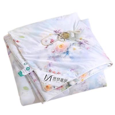 Yumengjiaju Ice Silk Rose Summer Quilt