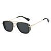Vintage Punk Square Sunglasses For Men Uv400 Sun Protection Outdoor Fashion Accessory
