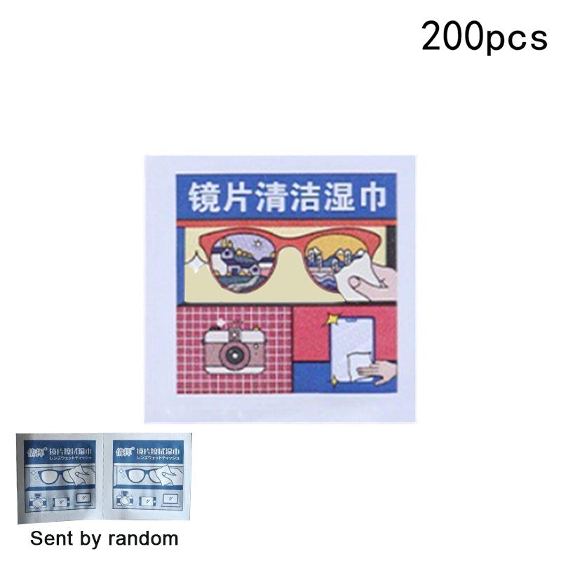 50/100/200Pcs High Quality Cleaning Cloth Glasses Cleaner Cleaning Cloth For Glasses Cloth Len Phone Screen Cleaning Wipes