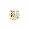 NEW DIY Sparkling Gold-Plating Serise Family Star Flower Cake Charm Bead Fit Silver European Bracelet Jewelry Gift