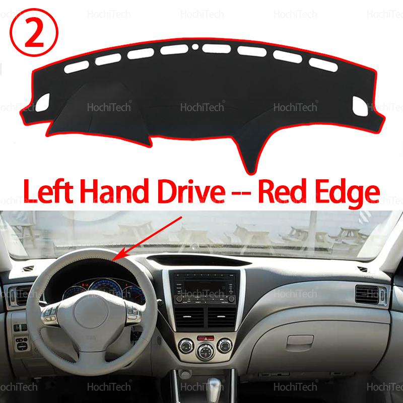 For Subaru Forester 2008-2012 Dashboard Cover Avoid Light Anti-Slip Anti-dirty Mat Pad Sunshade Dashmat Protect 2009 2010 2011