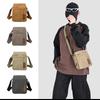 Canvas Umhängetasche Vintage Herren Tasche Business Crossbody Tasche Pendler Messenger Tasche