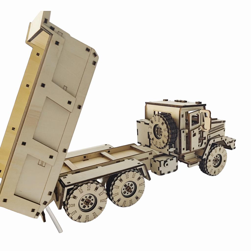 DIY Puzzle Dump Truck A challenging 3D dump truck puzzle for adults and teens DIY home decor Birthday, Christmas, and Halloween