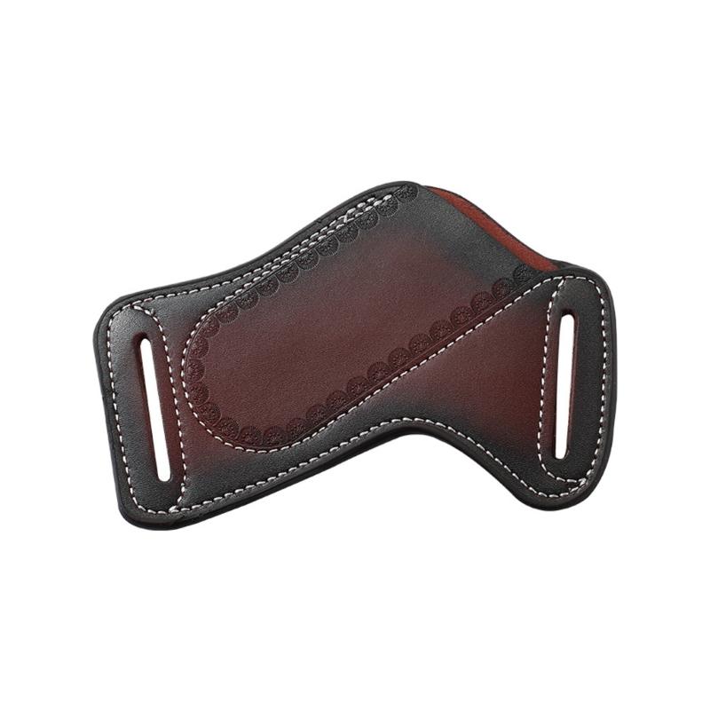

Elegant Leather Belt Holsters for Folding Cutter Feature Soft Material and Compact Size Leather Case for Protection 1