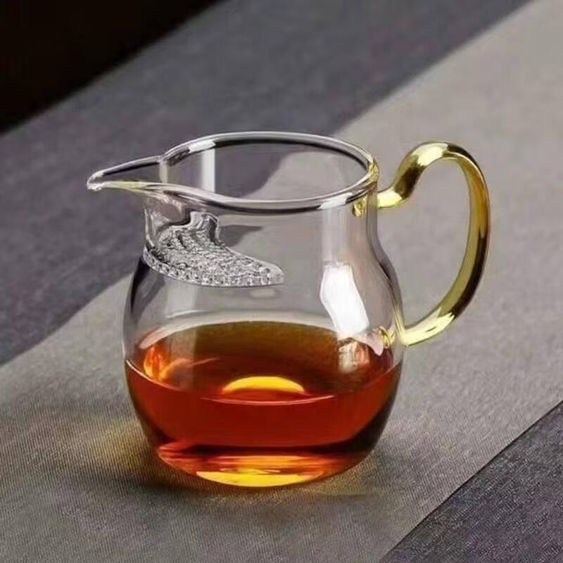 ZISIZ High Borosilicate Glass Tea Infuser Cup