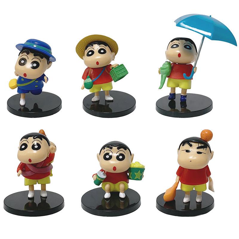 

Crayon Shinchan Pvc Figurine Set With Collectible Cartoon Toy For Kids And Fans