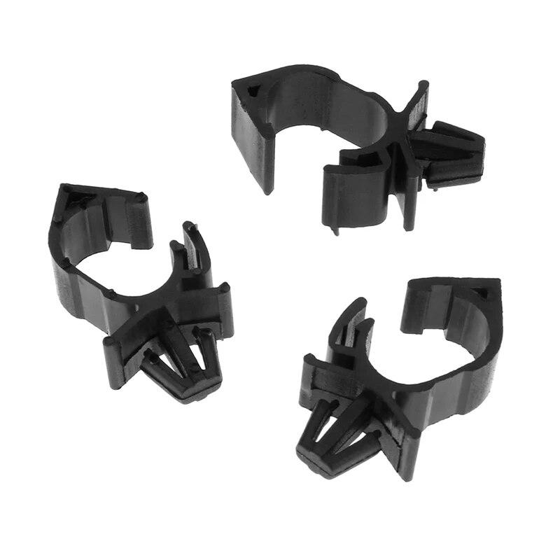 10PCS Car Wiring Harness Fasteners Universal Cable Clips Buckles for Secure Wire Fixing Organization
