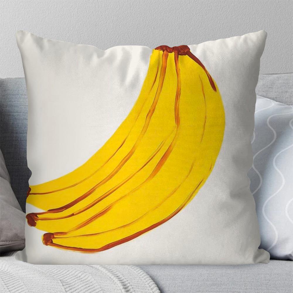 David Shrigley Kunst Malerei Kissenbezug Quadratisches Kissen Schlafzimmer Sofa Freizeit Komfort Kissen Auto Wohnzimmer Heimdekoration 40X40