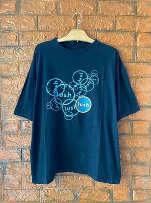 90s Lush 1992 Album Promo Band Short Sleeve Cotton Black All Size TShirt CV17 Unisex T-Shirt