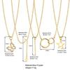 17KM 5-piece Set Ins Creative Personality Niche Set Necklace Women's Pentagram Love Butterfly Artificial Pearl Necklace
