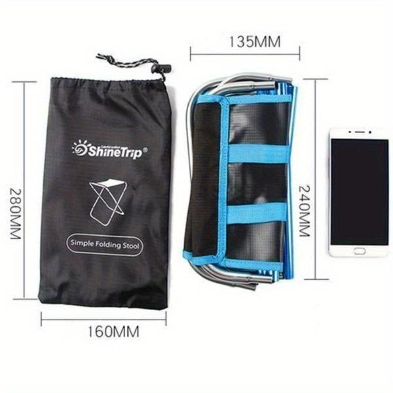 Banco Dobrável para Exterior Liga de Alumínio Cadeira de Pesca Banco para Churrasco Cadeira Dobrável Cadeira de Camping Portátil