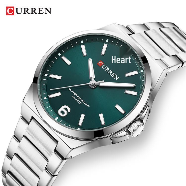 CURREN 8493 Men's Waterproof Stainless Steel Casual Quartz Business Wristwatch