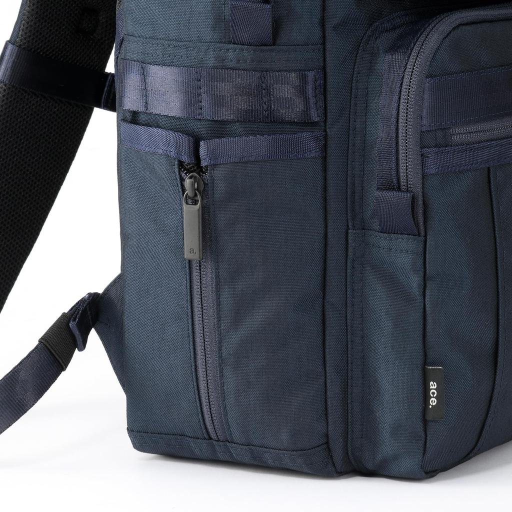 Ace Gene Men's Duramuve Backpack, Fits B4 Sizes and 15.6-inch Laptops, Includes 19L Chest Belt, Adjustable Storage, Air Mesh Back for Stuffiness,