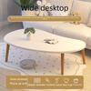 1pc Modern Creative Small Living Room Table, with hardwood fabrication panel,suitable for home and study use