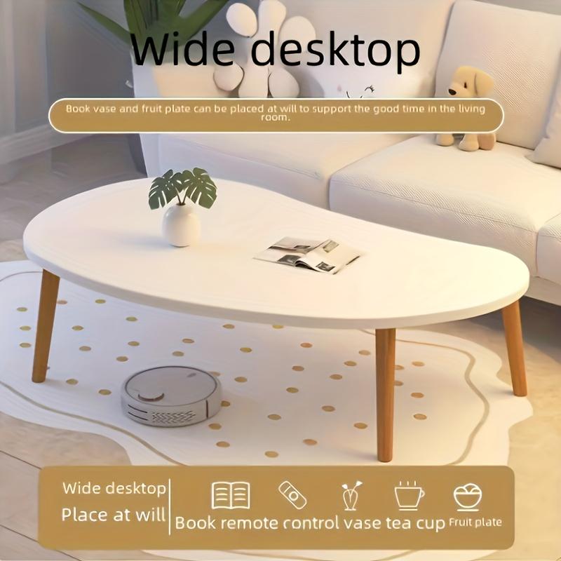 1pc Modern Creative Small Living Room Table, with hardwood fabrication panel,suitable for home and study use