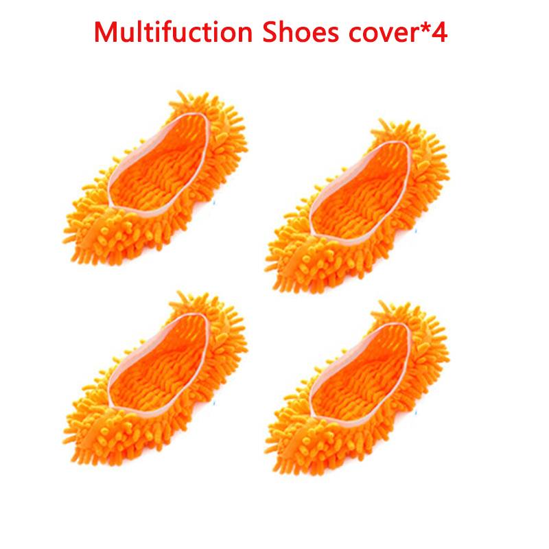 Floor Dust Cleaning Slippers Shoes Cleaning Cloth Lazy Mopping Shoes Home Floor Cleaning Microfiber Cloth Cleaning Shoes