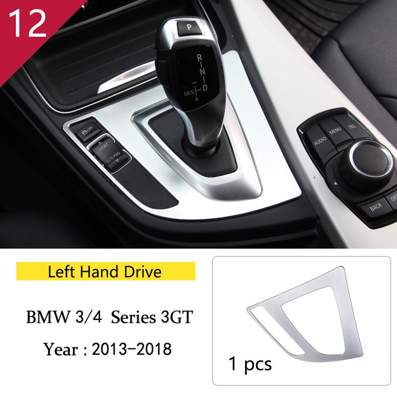 For BMW 3 4 Series 3GT F30 F32 F34 Car Styling Interior Gearshift AC CD Button Panel Door Armrest Decoration Cover Trim Sticker MQHWD1