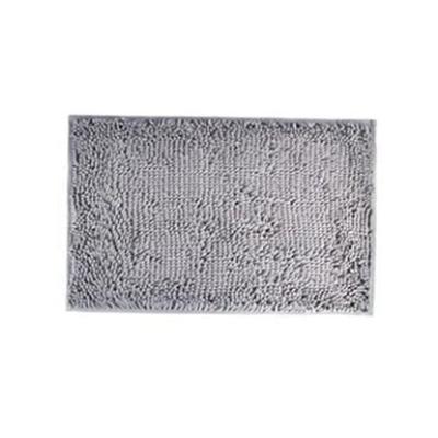 40X60CM Bathroom Rug Water Absorption Dark Gray Anti Skid PVC Thicken Carpet Doormat for Hotel