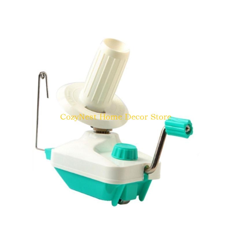 

92MF Yarn Winder, Needlecraft Yarn Ball Winder Hand Operated String Ball Winder, Wools Winder Tool for Crocheting Easy to Use зелений