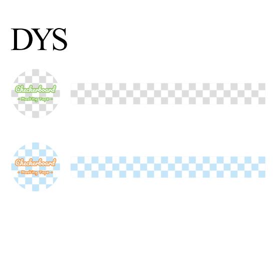 Farbiges Klebeband 1 Rolle Washi Klebehaftklarer Druck Abnehmbar DIY Lichtbeständig Scrapbooking Schachbrettmuster Papier für Kinder