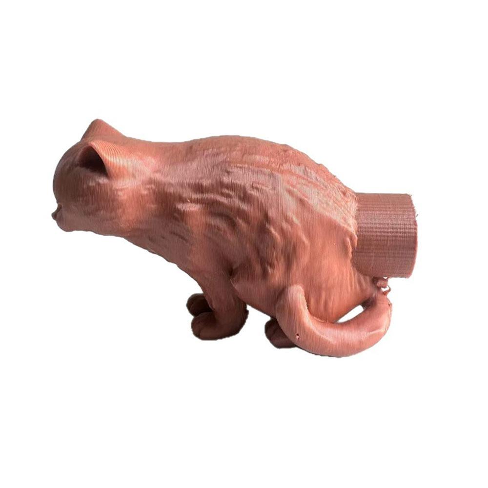 

Compact Design Spoof Cat Vomited Toothpaste Head Reusable Prank 3D Printed Toothpaste Squeezer Dog Toothpaste Tube Adapter