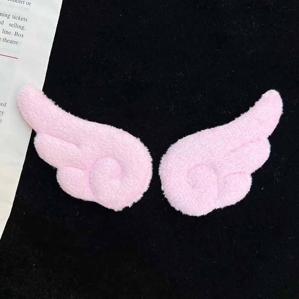 1 Pair Sweet Angel Wings Brooch Plush Angel Wing Badge New Angel Wings Pendant  Decorative