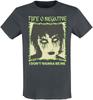 Type O Negative I Dont Wanna Be Me Goth Girl Print Cotton TShirt Gothic Metal Streetwear Unisex Crew Neck Short Sleeve Tee