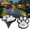 Creative Solar LED Cat Paw Footprint Light for Yard, Lawn, and Garden Decoration
