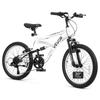 VEVOR Bicicletă Mountain Bike pentru Bărbați și Femei 50,8 cm Bicicletă de Exterior 6 Viteze, Biciclete pentru Adulți, Suspensie Completă, Șa Reglabilă, Anvelope pentru Orice Teren