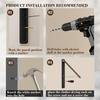 Multi-Functional Wall Mounted Rack Aluminum Material Invisible Laundry Hanger  Bathroom Accessories