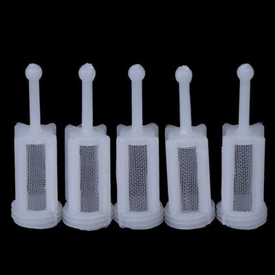 10Pcs Plastic Gravity Type Spray Gun Spray Filter Pot Diameter 11Mm